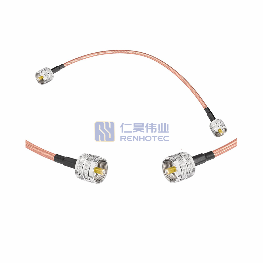 РФ соединительный кабель UHF кабель со штыревыми соединителями на обоих концах для подключения PL-259 с RG142