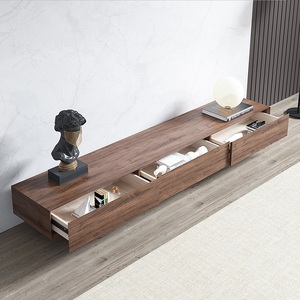 北欧モダン テレビボード＆コーヒーテーブルセット 無垢材 リビング収納 フロアキャビネット - Product Image 4