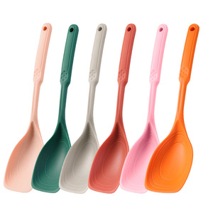Spatule-cuillère en silicone résistante à la chaleur, antiadhésive, outil de cuisine pour faire sauter, réutilisable - Product Image 2