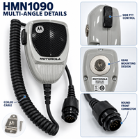 Microphone portable robuste Motorola HMN1090 pour radios mobiles APX7500 APX6500 XTL5000 XTL2500, micro PTT pour tête de contrôle O5, ensemble HMN1089