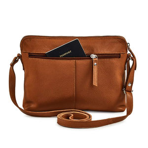 Bolsos cruzados de hombro de cuero de Color sólido de alta calidad para mujer, bolso cruzado hecho con el mejor Material para viajar - Product Image 2