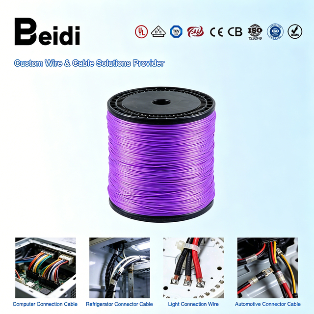 BEIDI UL2725 Heat Resistant Flame Retardant Electrical Wire with Safe PVC Jacket for Indoor Construction and Daily Power Wiring