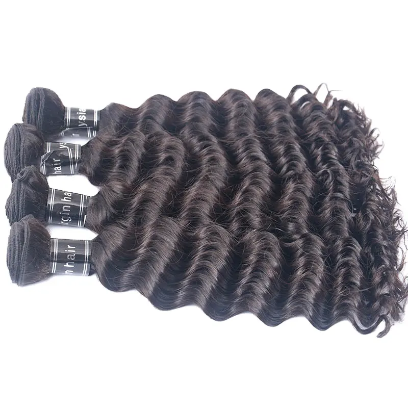 unprocessed 100% virgin human loose deep weave hair weft no tangle artificial hair extensions