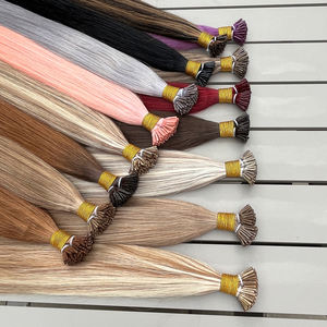 Capelli di cheratina vergine russo I Tip Extension per capelli di grado 12A all'ingrosso I Tips Remy Extension per capelli umani - Product Image 5