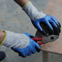 SRsafety Double Coated Custom Nitril handschuhe Reinigungs arbeits handschuhe Wasserdichte Anti-Schnitt-Handschuhe für Mechaniker