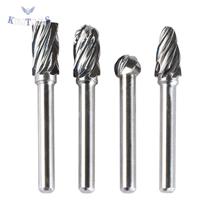 Fraises en carbure à tige de 6mm de 1/4 pouces, limes en <span class=keywords><strong>Aluma</strong></span> massif, meuleuse de découpe, fraise rotative en tungstène pour la découpe d'alliage d'aluminium, offre spéciale - Product Image 3