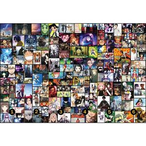 Anime estética pared Collage cómics japoneses papel tapiz extraíble - Product Image 6