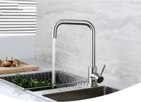 Robinets d'évier de bain SUS 304 de nettoyage élevé Cuisine de robinet durable