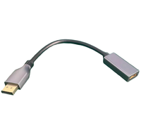 Câble adaptateur FARSINCE 0,2 m DP 1.4 vers HDMI 2.1, coque en alliage d'aluminium, cordon convertisseur vidéo 8K 60Hz 4K UHD