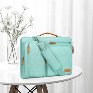 Échantillon gratuit Nouveauté Sac pour ordinateur portable grande capacité Sacs d'ordinateur professionnels Étui pour ordinateur portable imperméable Sac à bandoulière pour hommes et femmes - Product Image 3