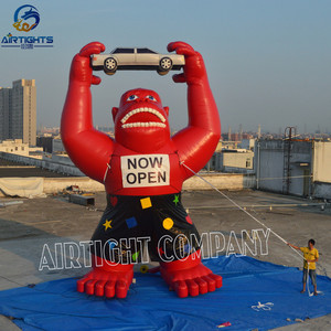 Ballon gonflable géant <span class=keywords><strong>de</strong></span> dessin animé <span class=keywords><strong>de</strong></span> <span class=keywords><strong>gorille</strong></span> <span class=keywords><strong>de</strong></span> 25 <span class=keywords><strong>pieds</strong></span> <span class=keywords><strong>de</strong></span> haut pour la publicité <span class=keywords><strong>de</strong></span> voiture - Product Image 1