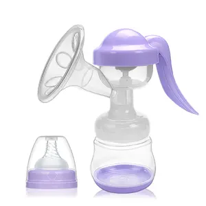 Wholesale Maternal Baby Products Multifunctional Creative Integrated Wide Mouth Manual Breast Pump