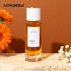 Botella de Perfume Redonda Transparente Vacía de Lujo Personalizada, 20ml 50ml 100ml, Botella de Perfume de Vidrio con Cierre a Presión y Caja de Empaque - Product Image 6