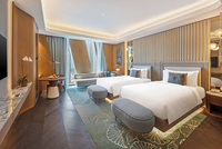 Modernes Maßgefertigtes Hotelzimmer-Möbelset im Luxusstil für Hotelprojekte 5-Sterne-Gastgewerbe Komplettpaket vom Hersteller