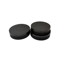 Boîte à fleurs ronde, lot de 3, avec fenêtre en PVC à vue complète, boîte cadeau ronde pour emballage cadeau