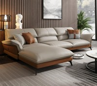 Bestseller Couch Sofa Wohnzimmer Italienisches Relaxsofa-Set Luxuriöses Königliches Design Sofas Modernes 3-Sitzer Ledersofa-Set Möbel