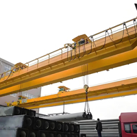 Pont roulant à double poutre de style européen Yiteng, capacité multiple (3-40 tonnes), palan électrique, hauteur de levage 20 m, portée 10 m, moteur