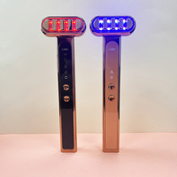 Appareil de massage facial et oculaire OEM portable avec thérapie par lumière rouge, lifting et raffermissement de la peau, rechargeable par USB-C