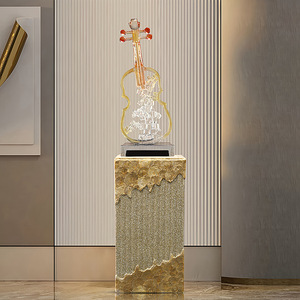 Art violon ornement haut de gamme sens salon lumière au sol luxe haut de gamme entrée meuble TV armoire à vin décoration douce - Product Image 2