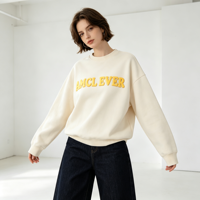 T-shirts à manches longues pour hommes AMLClever, 330 g/m², 100 % coton, coupe oversize, épaules tombantes, pull unisexe, impression DTG DTF, logo personnalisé, OEM