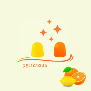 Vitaminas gomosas DHA deliciosas naturales para niños Suplementos herbales de caramelo gomoso tricolor con soporte O Em - Product Image 5