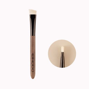 Pinceau à sourcils avec manche en bois, poils d'animaux, tête angulaire en forme de lame, pour crayon à sourcils, Cangzhou - Product Image 4