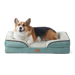 Lujoso sofá cama extra grande impermeable de espuma viscoelástica para perros, cama ortopédica de lujo a prueba de masticar personalizada para mascotas, cama sólida para gatos, cueva para grandes - Product Image 2