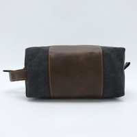 Sac de maquillage en toile avec logo personnalisé d'usine, nouveau style, sac de toilette pour femmes et hommes, sac cosmétique pratique, pochette de maquillage multifonctionnelle
