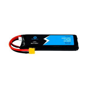 Sinxpower 定制 FPV 无人机固态电池 2S 7.4V 4200mah 45C 高倍率 500 次循环 适用于遥控无人机 - Product Image 1