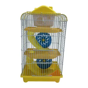 Luxury Tunnel Hamster Breathable Wholesale Pet Supplies Foldable Wire Metal Indoor and Outdoor Hamster Cage Pet Cage