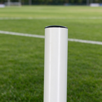 Poteau de coin de football professionnel de 1,5 m, tige lisse, pointe de sol en ABS, marqueur de limite de terrain de football portable et mobile, facile à déplacer