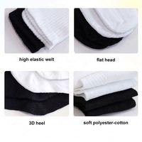 Chaussettes de compression jetables imprimées sur mesure, unisexes, douces, portables, idéales pour les activités de voyage