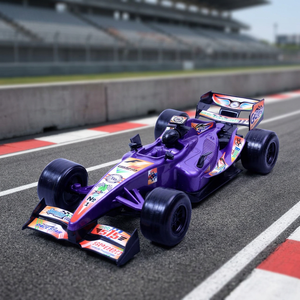 Formula Racing Car Toy for Kids Plastic Pull-Back Friction-<b>Powered</b> High Speed Track Play Vehicle <b>Mesh</b> Packed - Product Image 3