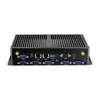 Ordinateur industriel In-tel I7 5500U 6 RS232 6 USB avec Wifi Windows 10 Linux Mini-ordinateur