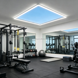 <span class=keywords><strong>Coelux</strong></span> Fenêtre de toit, Grande lucarne ronde, Faux plafond artificiel, Dôme de plafond, Panneau lumineux LED ciel bleu - Product Image 1