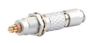 自锁IP67/IP68公母B系列2至40p圆形电连接器推拉连接器 - Product Image 5