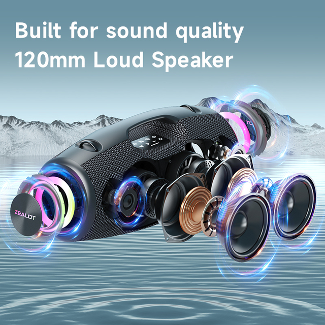 ZEALOT S78 Singing Karaoke Player for Birthday Gift Party Family Supports Speaker with 2 Microphones