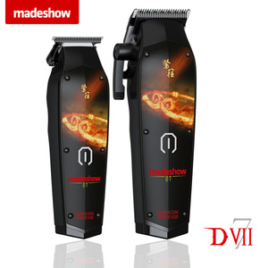 Cortadora de pelo con hoja de cerámica profesional para hombres, cortadora de pelo eléctrica mejorada con batería, afeitadora de lámina, maquinilla de afeitar facial - Product Image 5