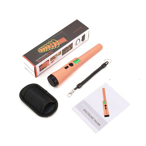 เครื่องตรวจจับโลหะแบบมือถือ สีส้ม พร้อมเสียงเตือนและระบบสั่น สำหรับการสำรวจหาทอง เงิน และทองแดง บนชายหาดและงานโบราณคดี - Product Image 1