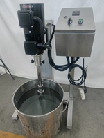 Agitateur à cisaillement élevé 10-80L avec fonction de séchage, moteur sans balais, pompe et moteur automatiques, pour le traitement chimique et un mélange uniforme