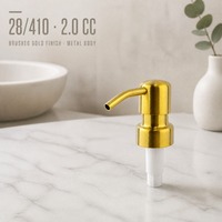 Pompe à savon en acier inoxydable 304 pour salle de bain, cuisine, hôtel et salon