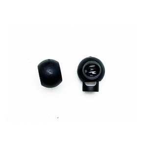 Plastic <b>Spring</b> <b>Clip</b> Buckle Round Snap Button For Cord Adjustment Durable Use - Product Image 1