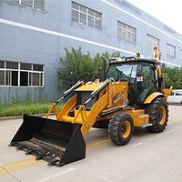 Chargeuse sur pneus jaune TLS4CX, capacité de charge nominale de 2800 kg, godet de 1,5 m³ pour travaux de construction et agricoles