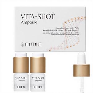 ILUTINE Brightening Ampoule Stabilized Vitamin C Arbutin Snail Collagen for Face Dark Spot Treatment Non-Greasy Formula 2-Week - Product Image 1