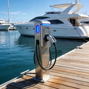 Station de Recharge pour Bateaux Rapides OCPP, Chargeur de Yacht pour Marina, 60KW à 240KW, Acier Inoxydable IP66 avec Terminal de Paiement - Product Image 1
