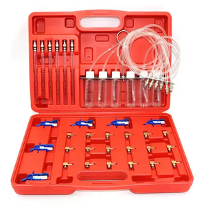 MEDSEN Kunststoff-<span class=keywords><strong>Diesel</strong></span>-Injektor-Diagnose-Durchflussmesser-Adapter-Set, 18 Common-Rail-Adapter, <span class=keywords><strong>Tester</strong></span>, Fahrzeugwerkzeug, Zylinderdurchfluss-Einfachmessgerät - Product Image 1