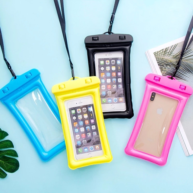 Waterproof Protective Phone Case Diving Drifting Swimming Underwater Touch Screen Mobile Phone Cover Pouch Bags with Lanyard