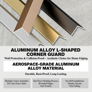 <span class=keywords><strong>Profilé</strong></span> <span class=keywords><strong>de</strong></span> finition en aluminium brossé anodisé sur mesure en forme <span class=keywords><strong>de</strong></span> L pour <span class=keywords><strong>transition</strong></span> mur-<span class=keywords><strong>sol</strong></span> et bordure d'angle - Product Image 5