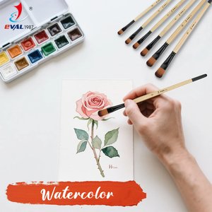 Spazzola <span class=keywords><strong>per</strong></span> pittura personalizzata Spazzola in Nylon 6 pz spazzola <span class=keywords><strong>per</strong></span> artista piatta/rotonda/angolare <span class=keywords><strong>per</strong></span> pittura acrilica ad olio ad acquerello - Product Image 5