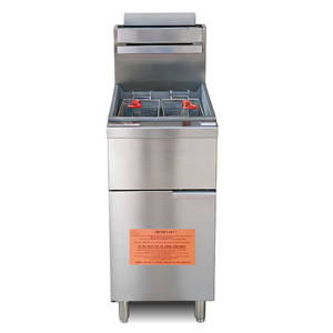 เครื่องทอดแก๊สธรรมชาติเชิงพาณิชย์ขนาด 50 ปอนด์ กำลังไฟ 30,000 BTU/H พร้อมหัวเตา 4 หัว - Product Image 2
